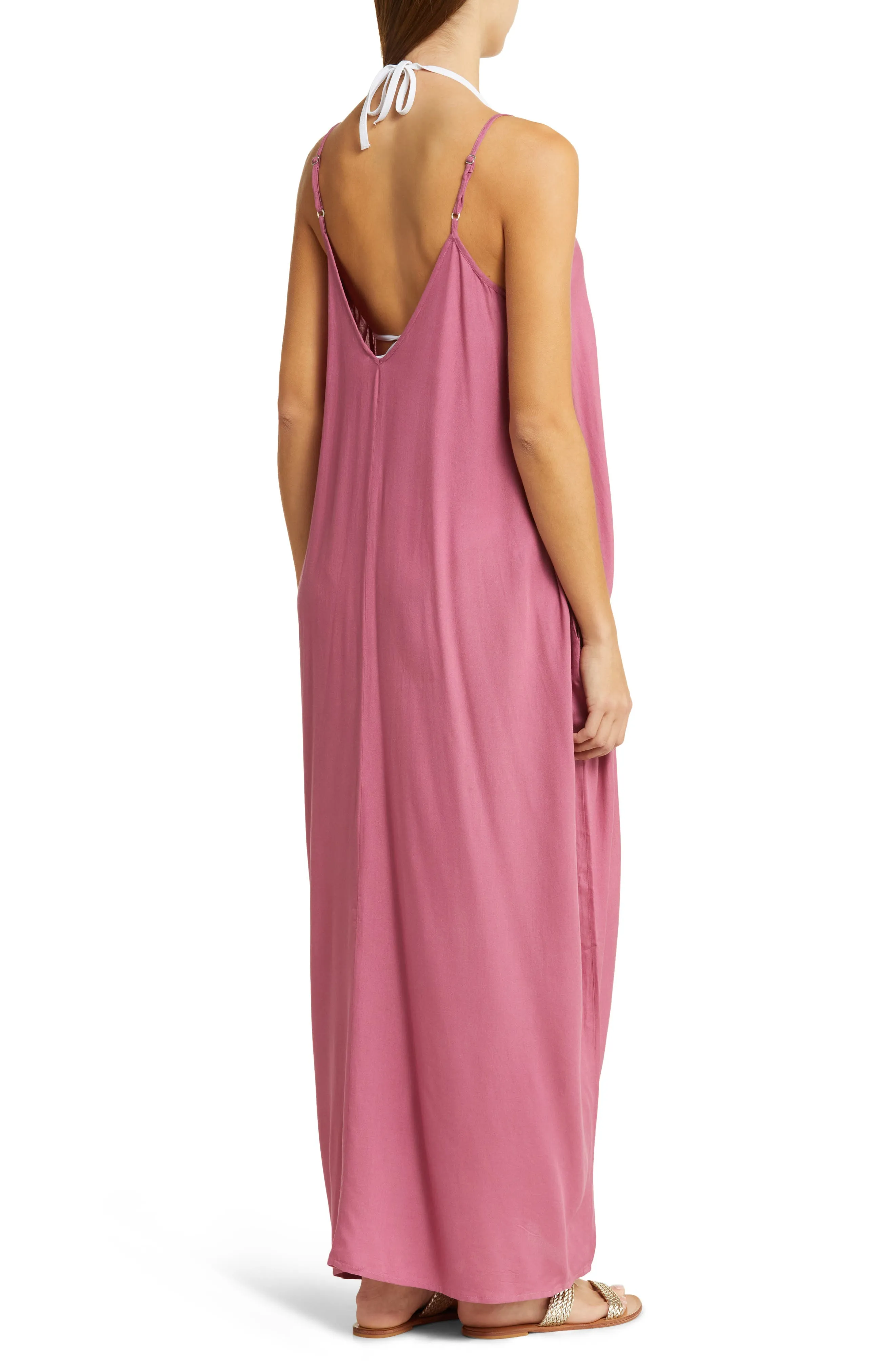 4 Comfy V-Back Cover-Up Maxi Dress