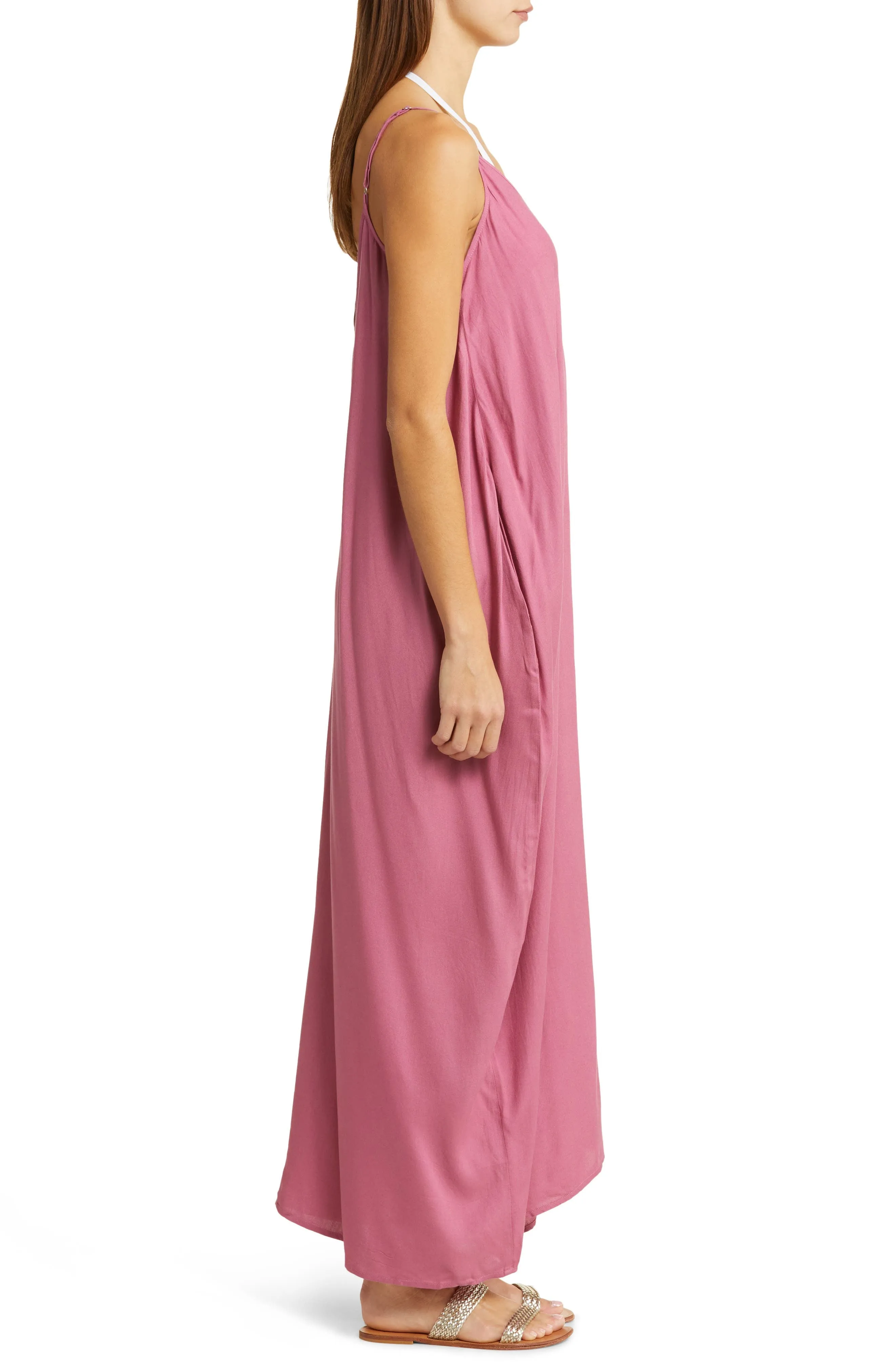 4 Comfy V-Back Cover-Up Maxi Dress