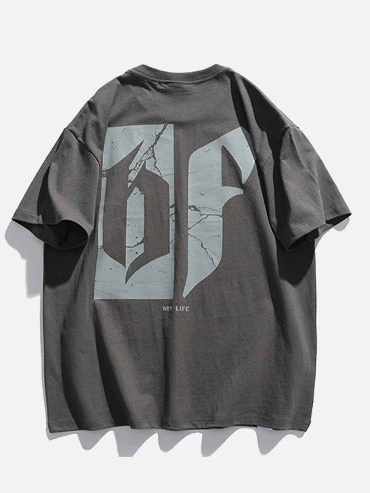 AlanBalen® - Cracked Back Letters Graphic Tee