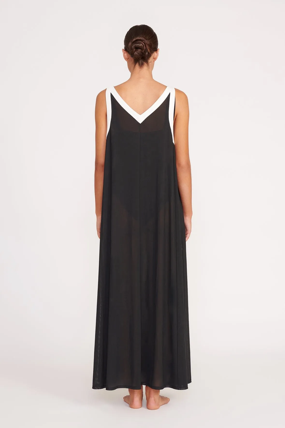 AVELINE COVERUP DRESS | BLACK WHITE