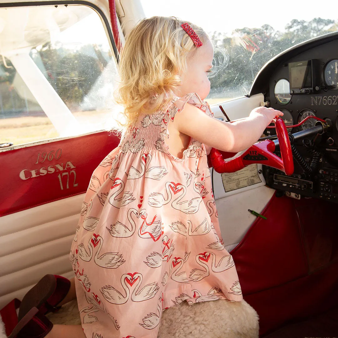 Baby Girls Stevie Dress Set - Swan Love