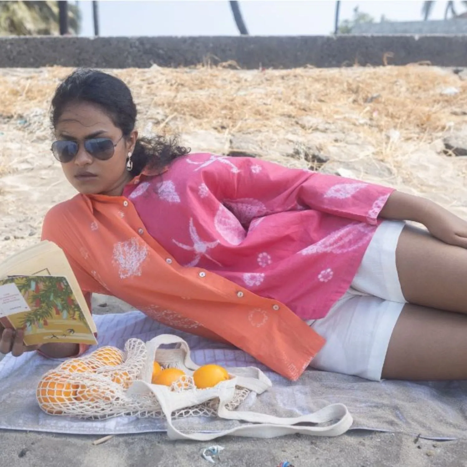 Button Down Top for Women | Shibori-Crafted | Cotton | Effortlessly Cool