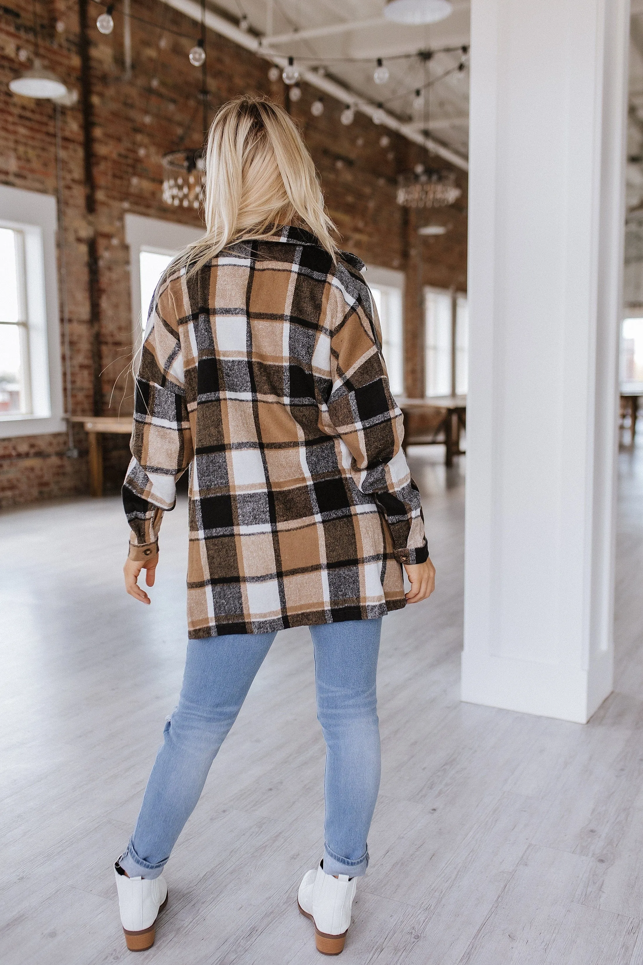 Danielle Plaid Flannel Jacket | S-2XL | PRE ORDER