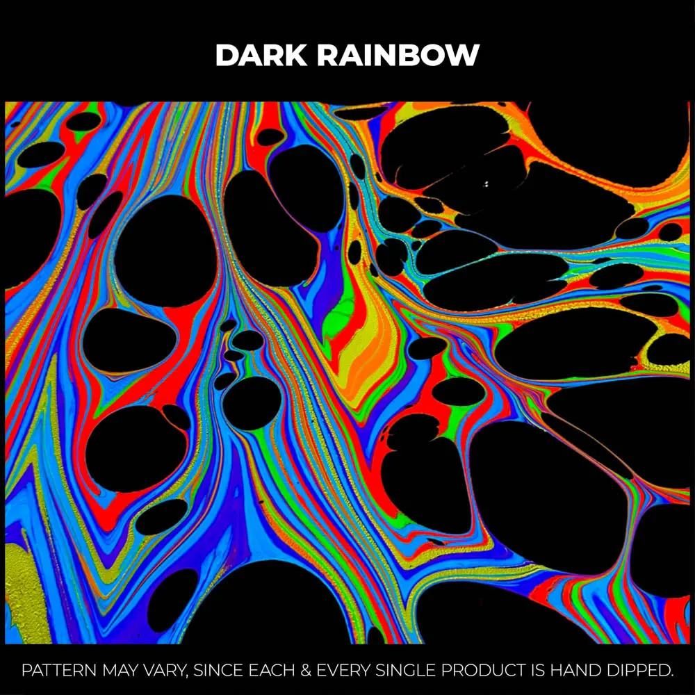 Dark Rainbow RGB Hydro-Dipped Bucket Hat