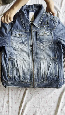 Denim jacket with zip 18 pieces