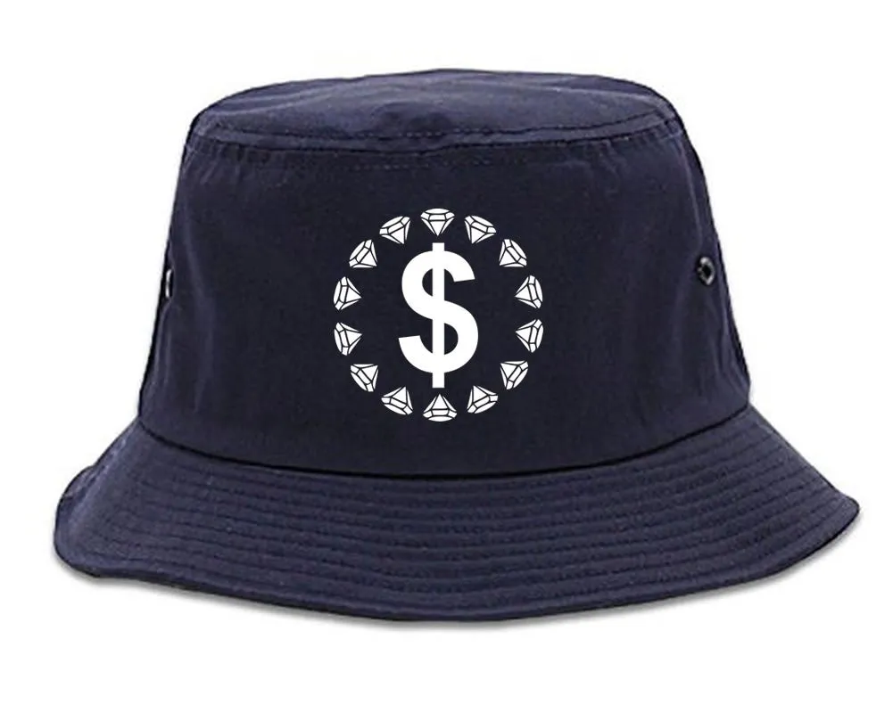 Diamonds Money Sign Logo Bucket Hat