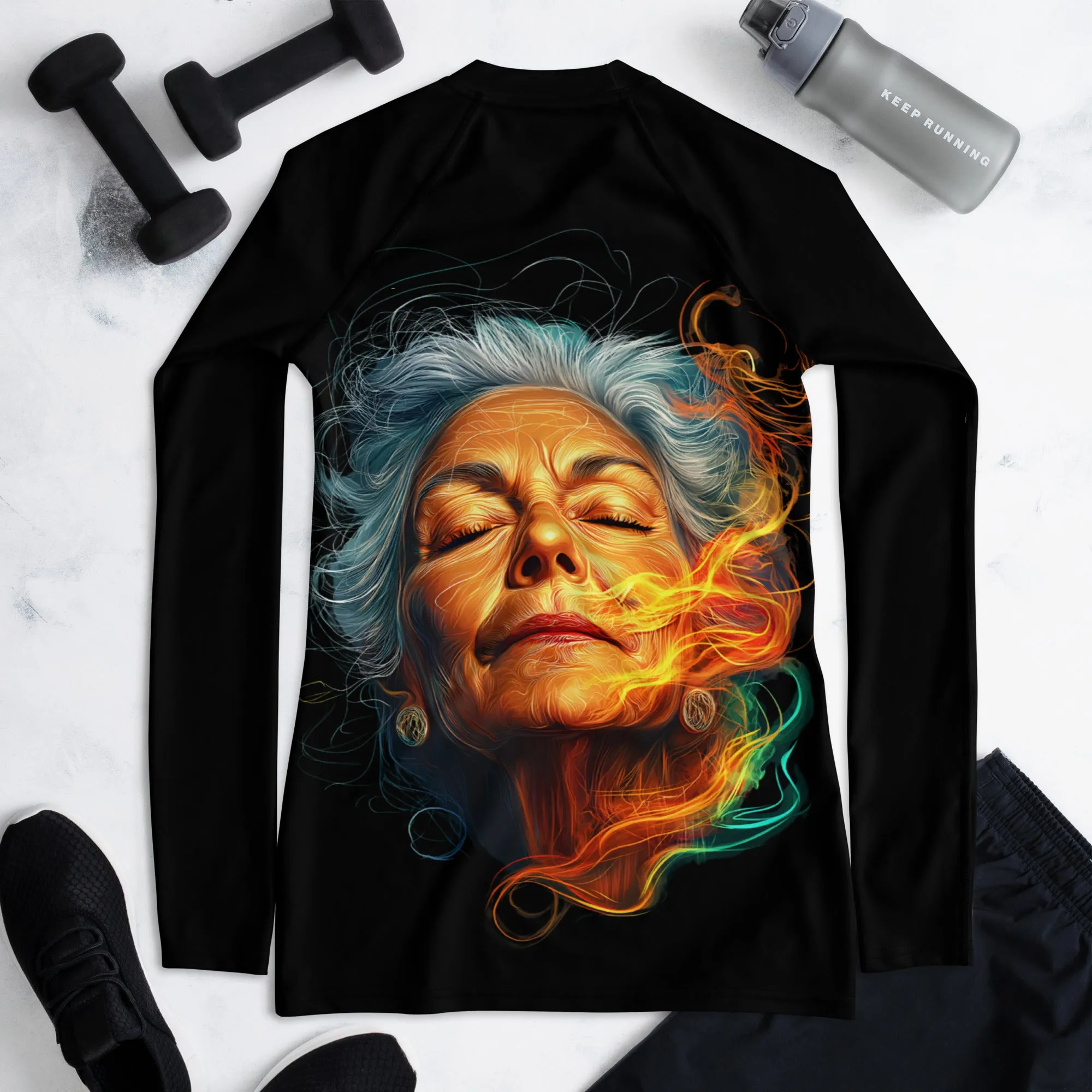 Divine Glow Women's Rash Guard