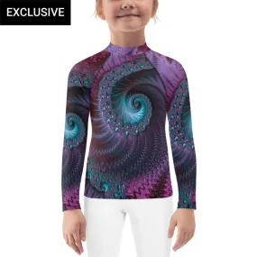 Fractals Kids Rash Guard (POD)
