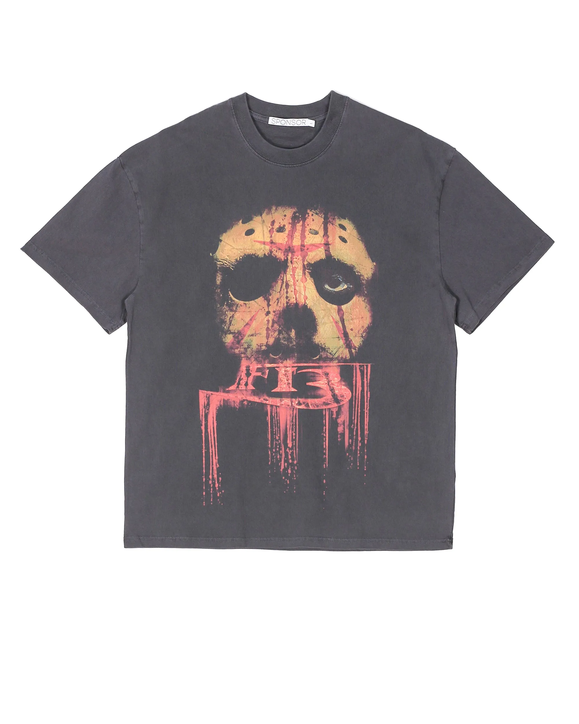 Friday 13th F13 Heavyweight Vintage Washed T Shirt