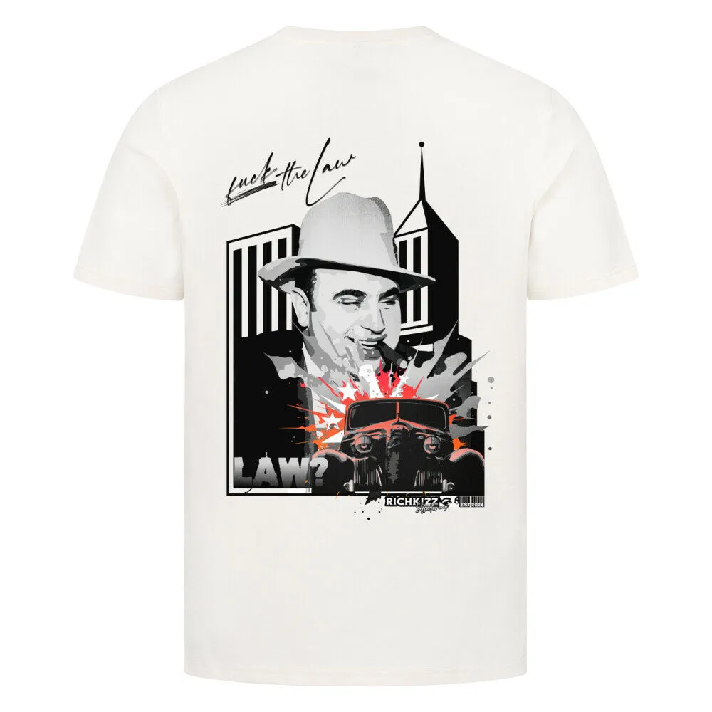 Iconic T-Shirt Männer RichKizz Capone f*ck the law