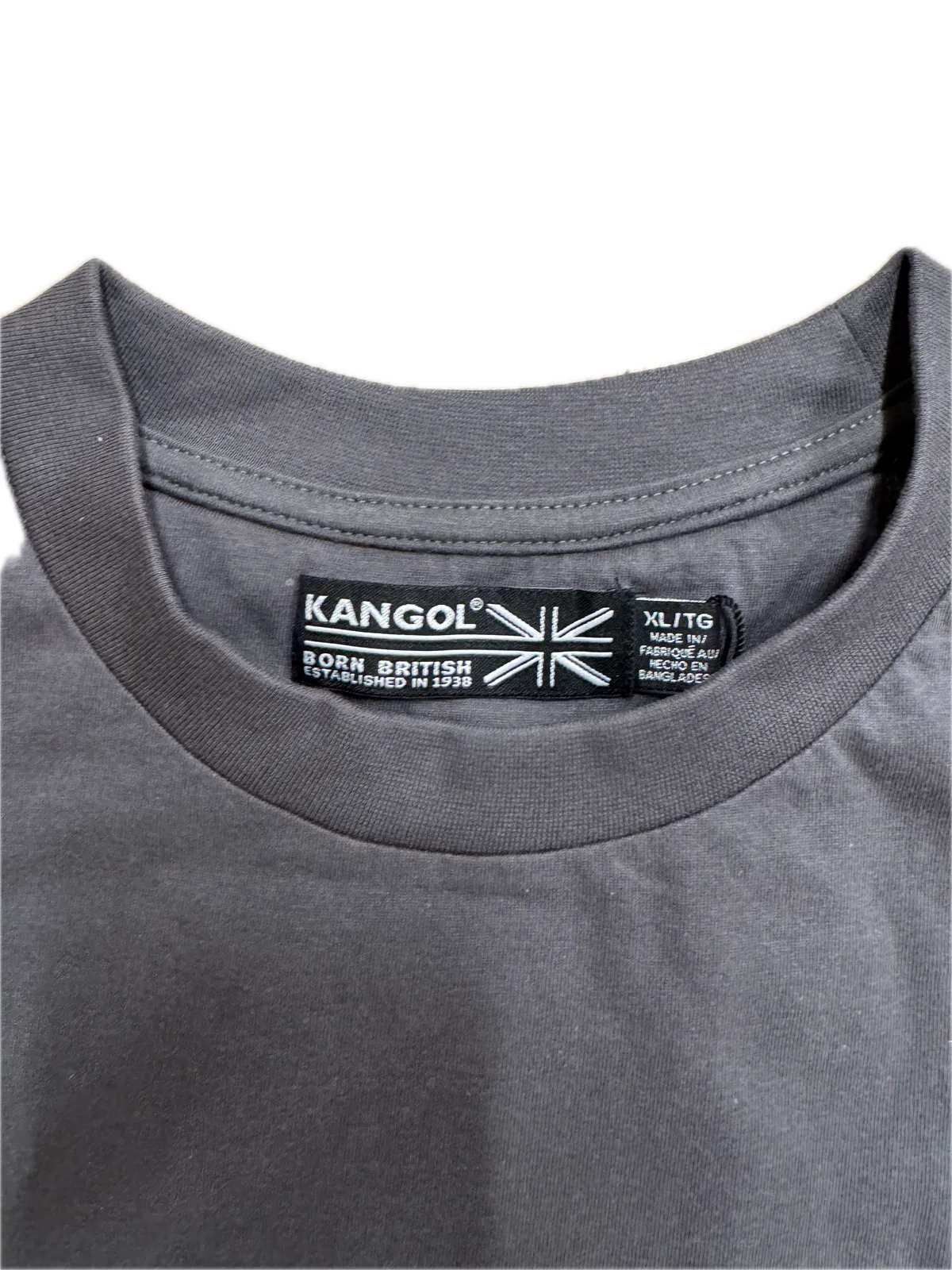 Kangol Gothic Tee T-Shirt in Charcoal