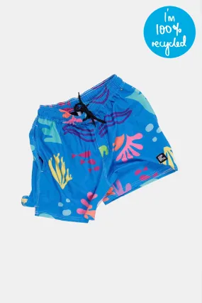 KIDS Reef Beach Boardies Blue (100% Recycled)
