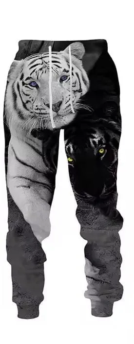 Men's Tiger 3D Printed Pant    B980244