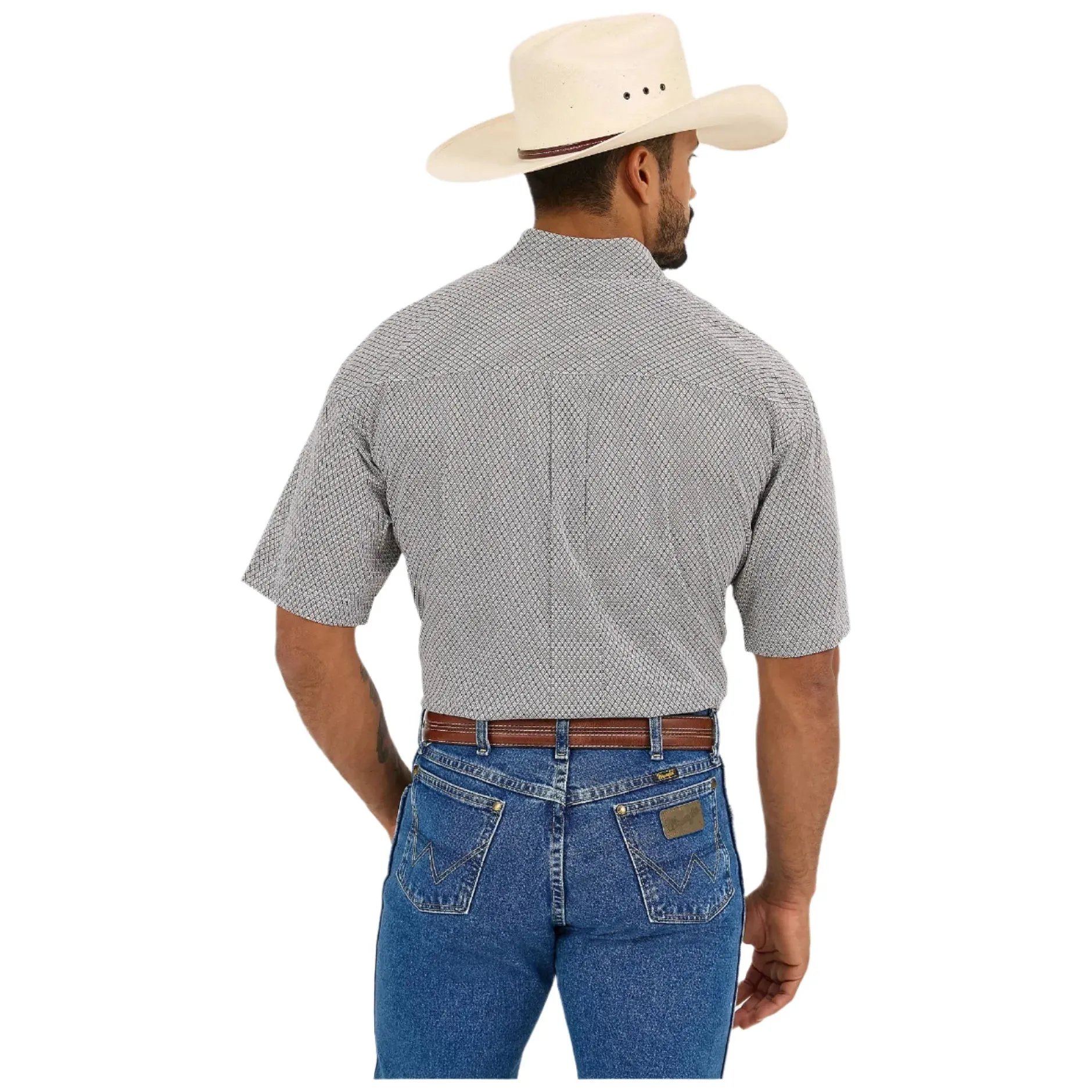 Men's Wrangler George Strait™ Short Sleeve One Pocket Button Down Shirt 112365410