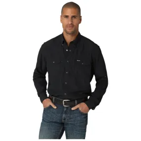 Men's Wrangler Performance Snap Long Sleeve Solid Shirt 112323744