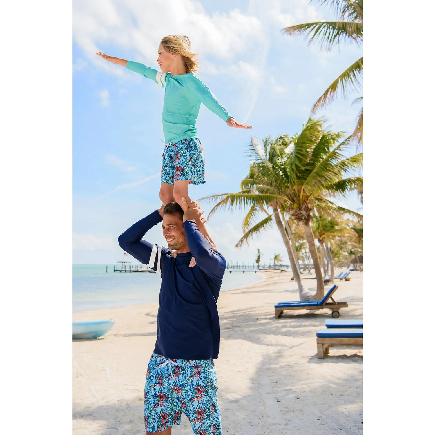Mint Arm Band LS Rash Top