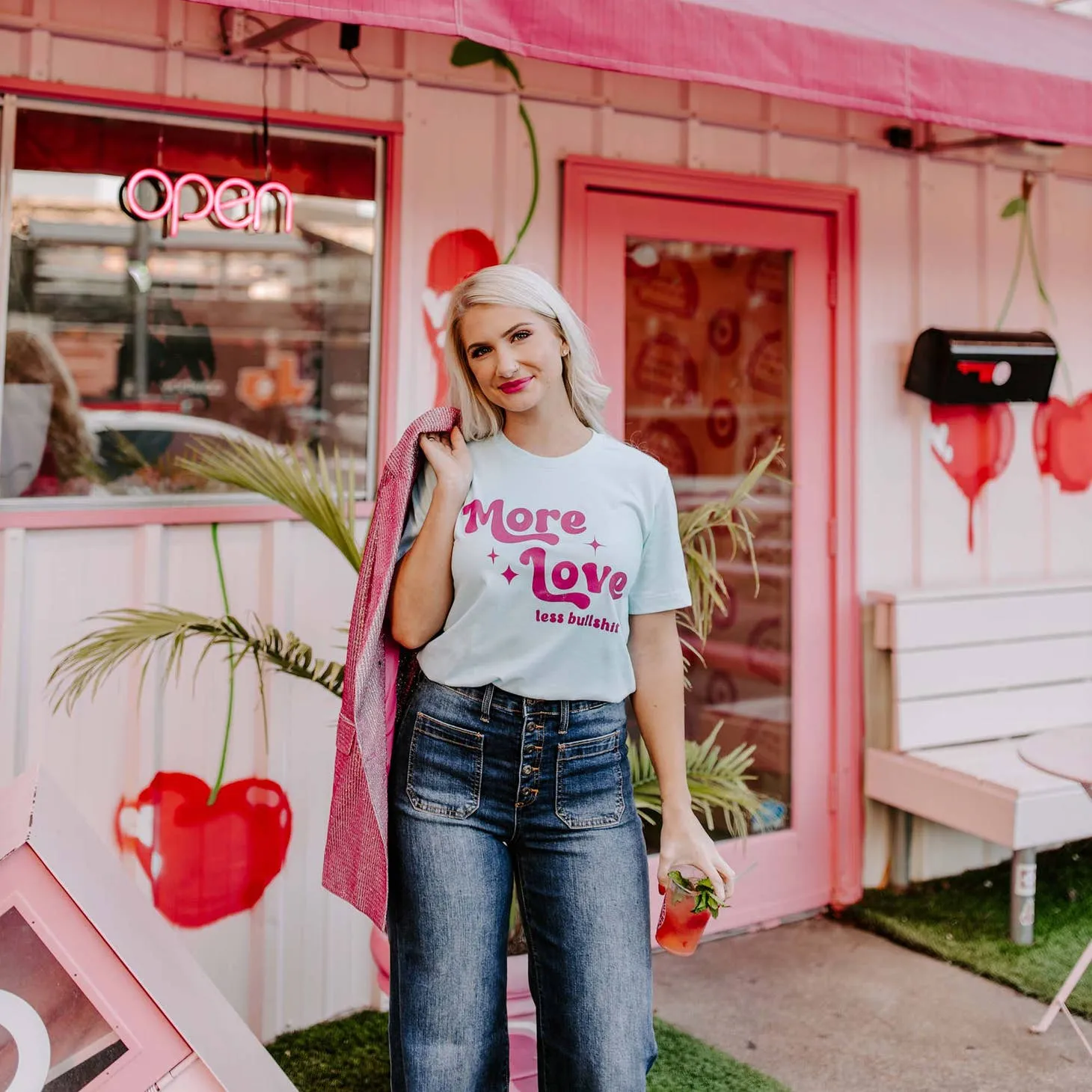 more love less bullshit tee