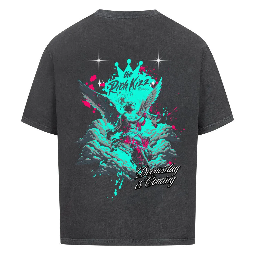 Oversized Shirt Herren  BOX TEE Richkizz Doomsday