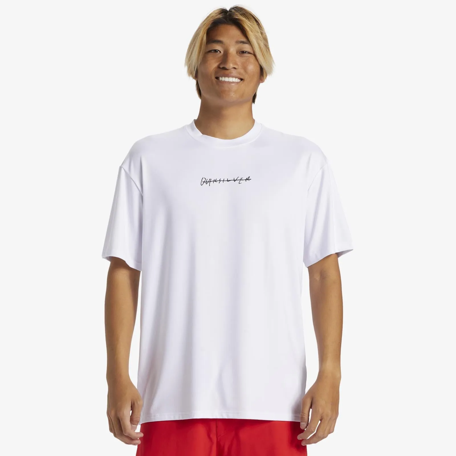 Quiksilver Mens DNA Rushed Logo Rash Vest