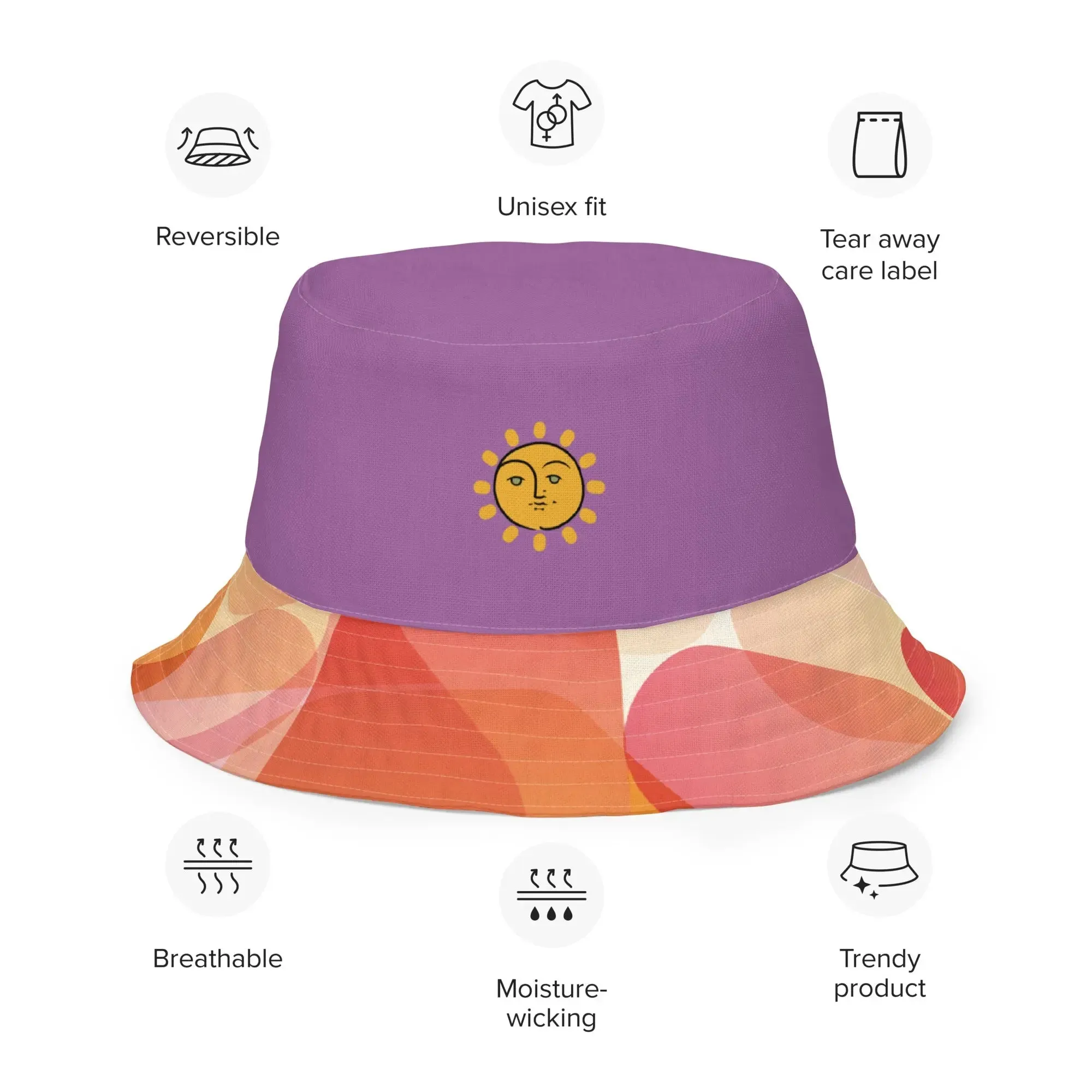 "Mod Dance" - Reversible bucket hat