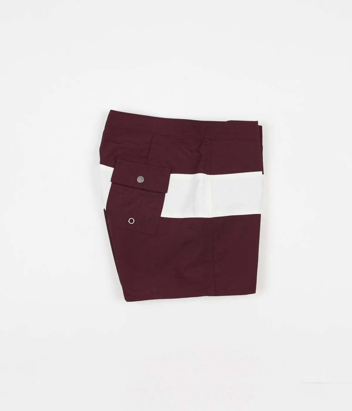 Saturdays NYC Grant Board Shorts - Dark Mauve / Ivory