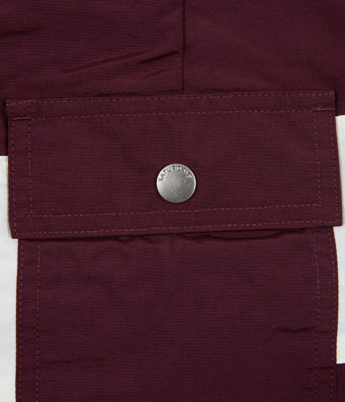 Saturdays NYC Grant Board Shorts - Dark Mauve / Ivory