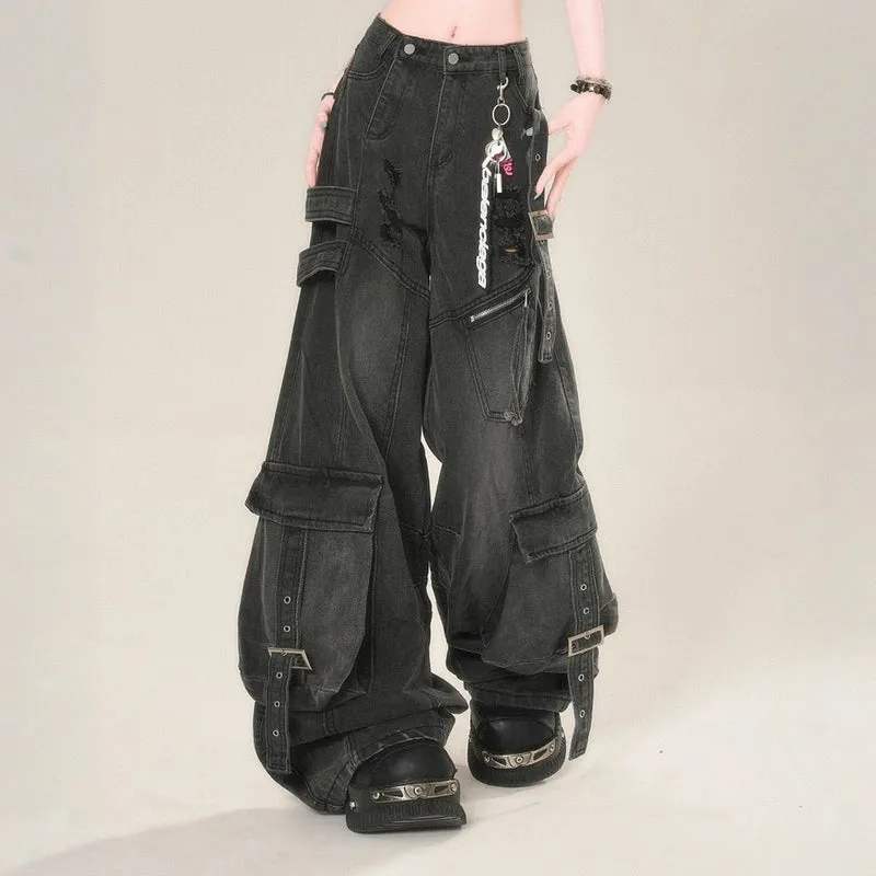 Summer American High Street Ripped Jeans