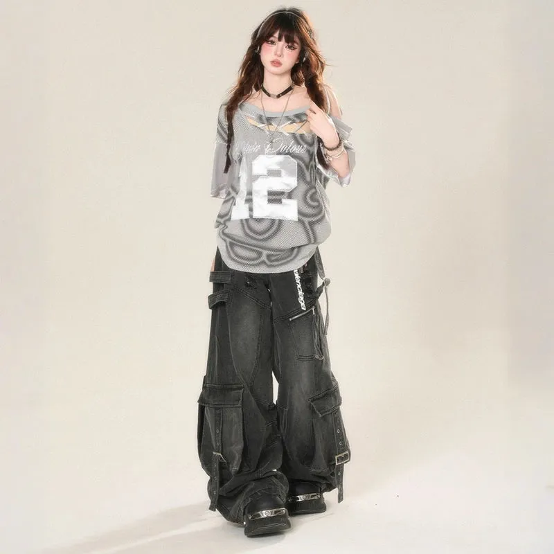 Summer American High Street Ripped Jeans