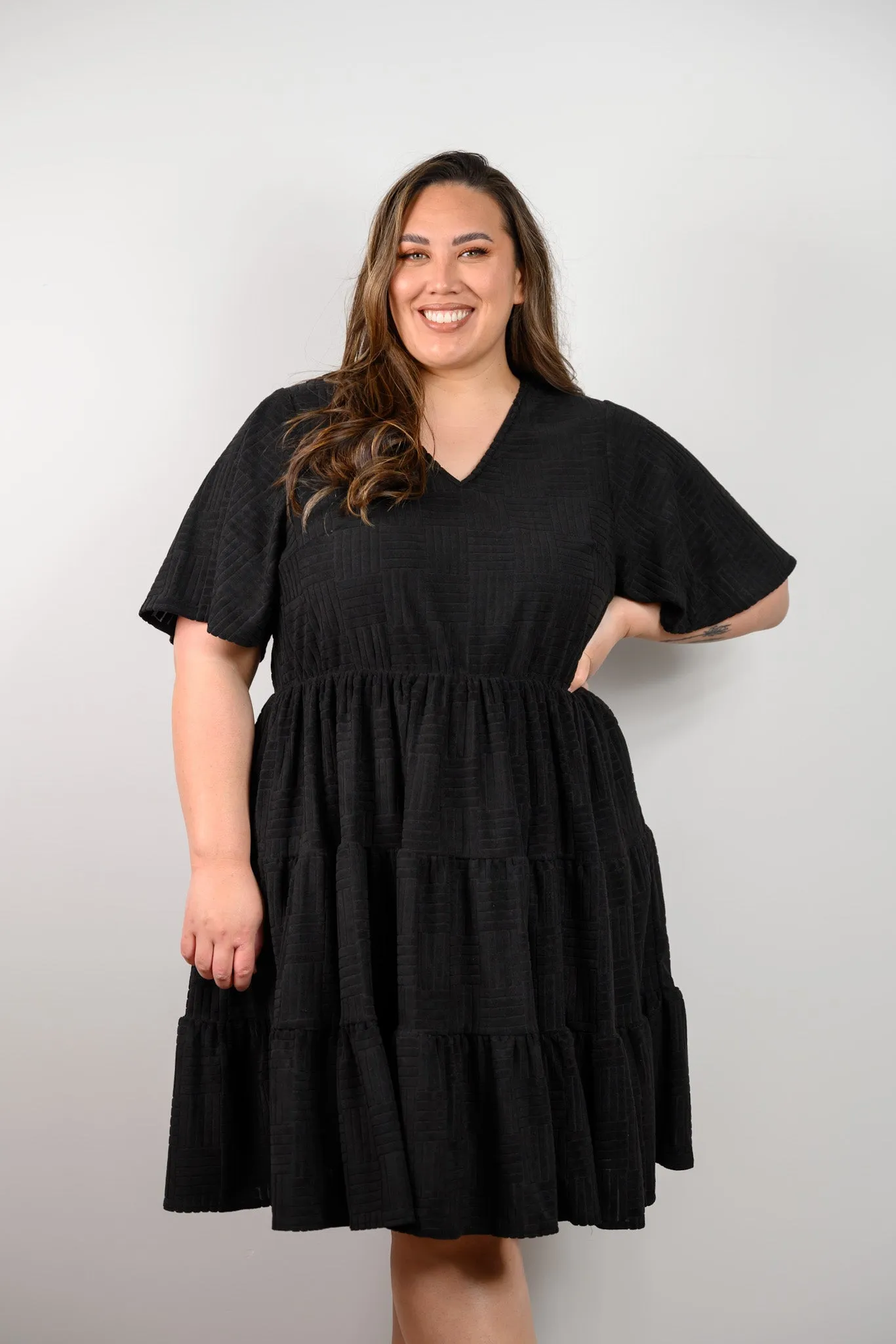 Teri Towel Dress - Black