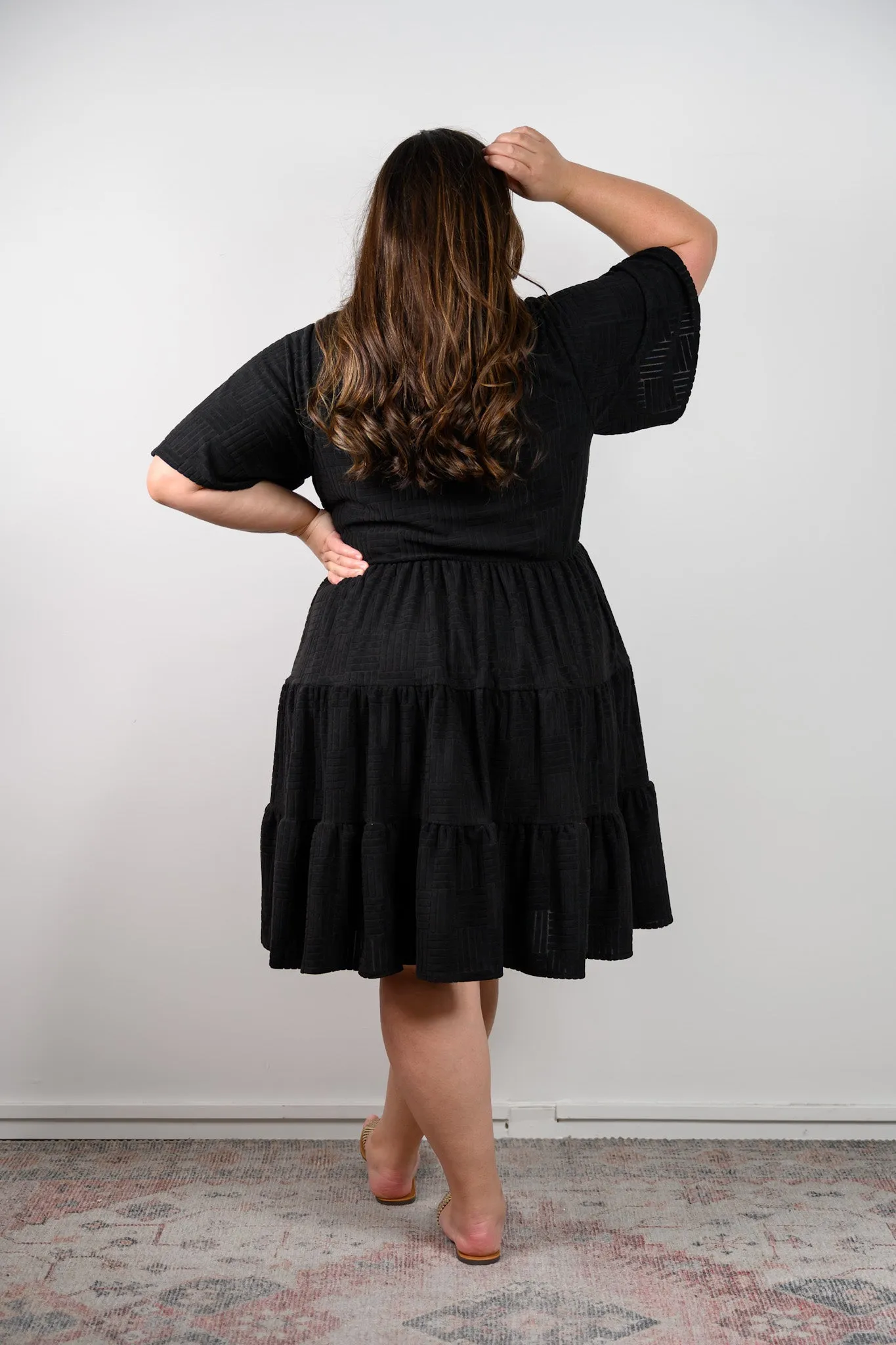 Teri Towel Dress - Black
