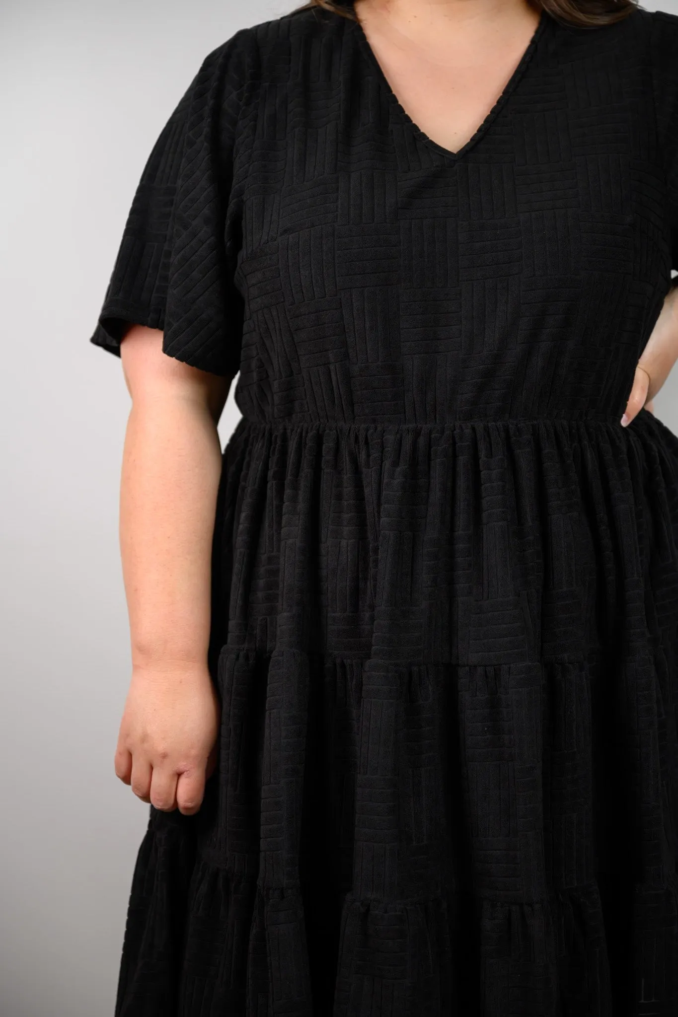 Teri Towel Dress - Black