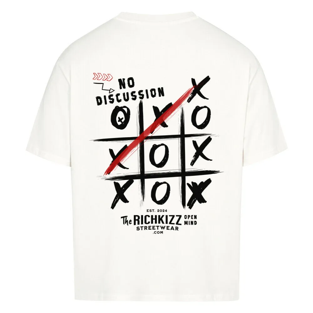 VACANCY Herren Oversized Shirt BoX Tee "no discussion"