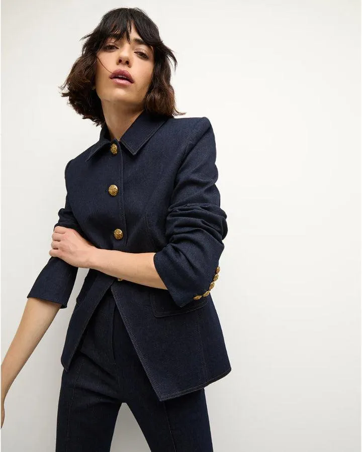 Veronica Beard Aire Dickey Jacket Midnight