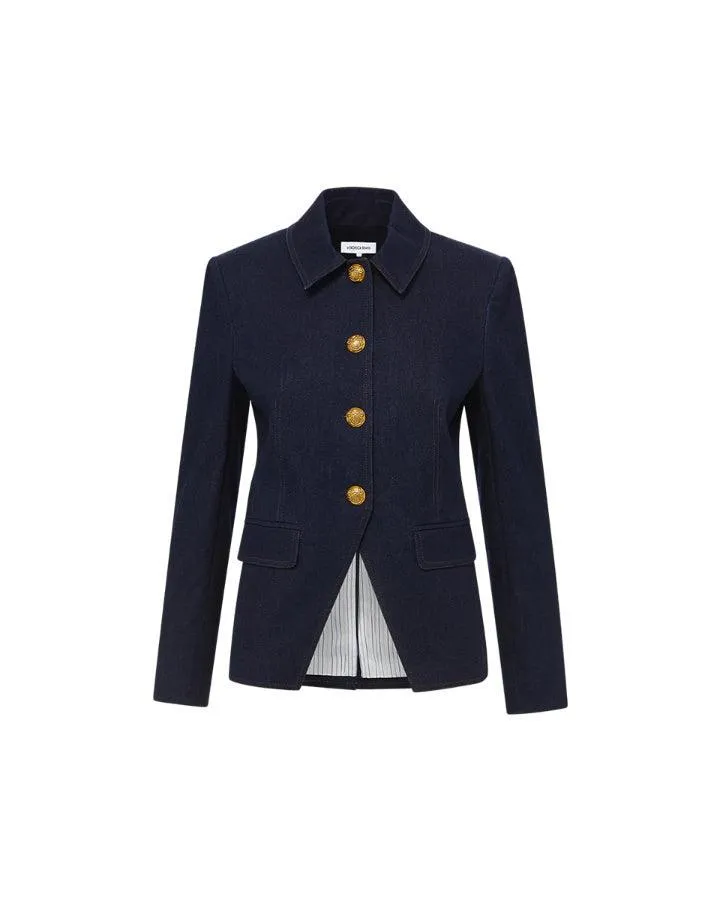 Veronica Beard Aire Dickey Jacket Midnight