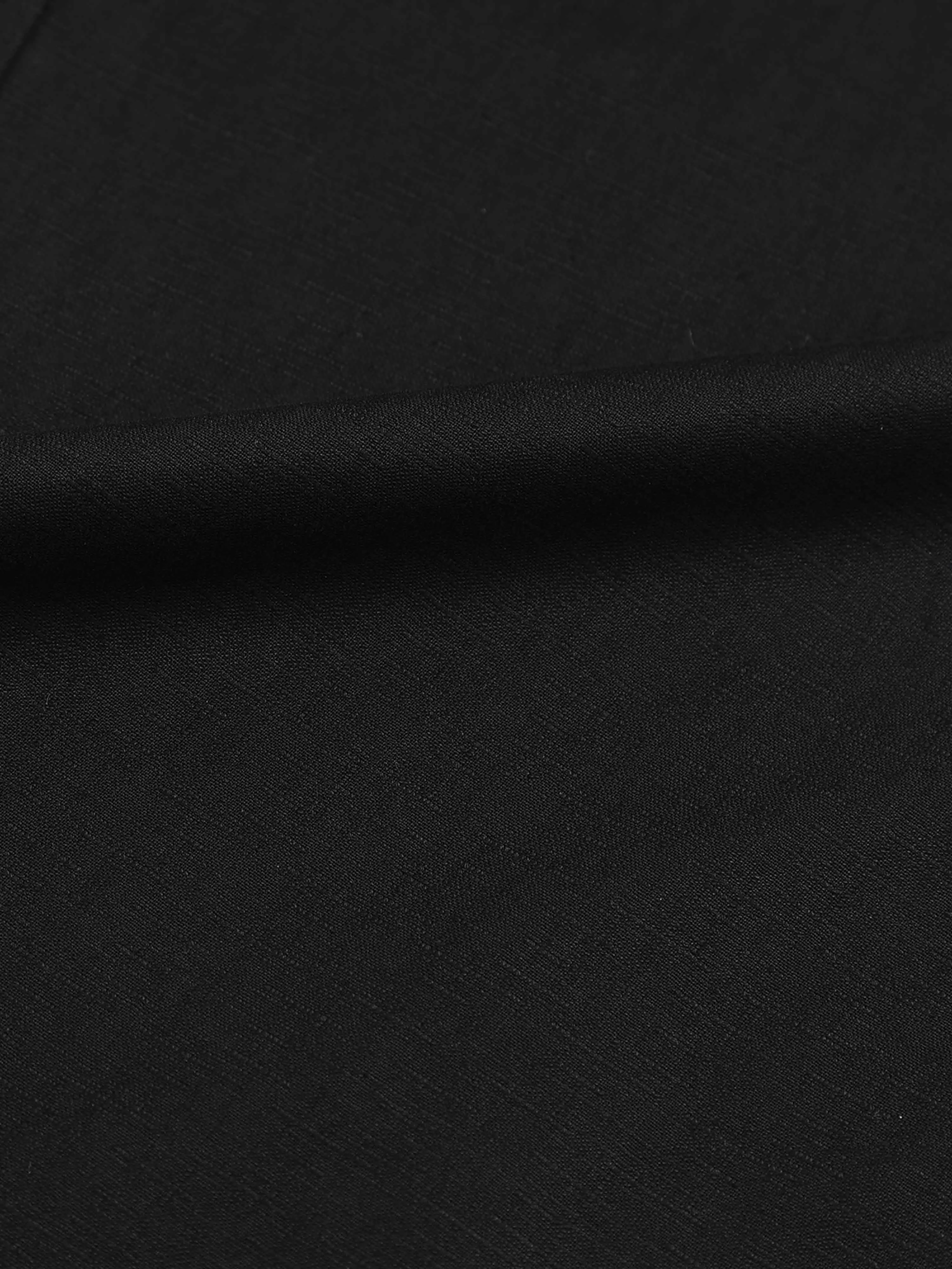 Verve Structural Black Relaxed Pants
