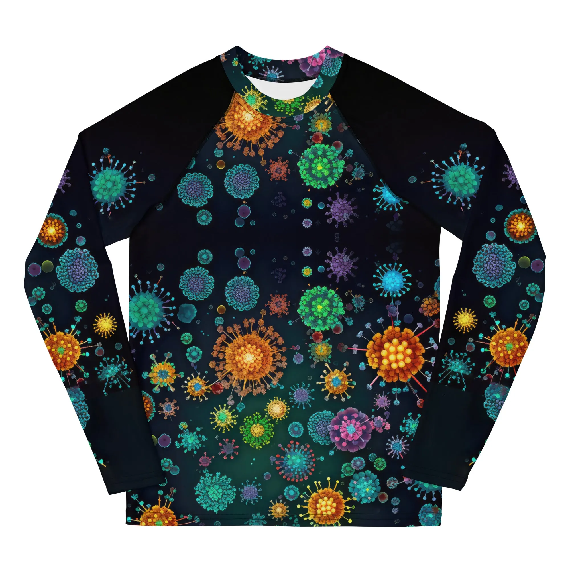 Youth Rash Guard Virus Rain